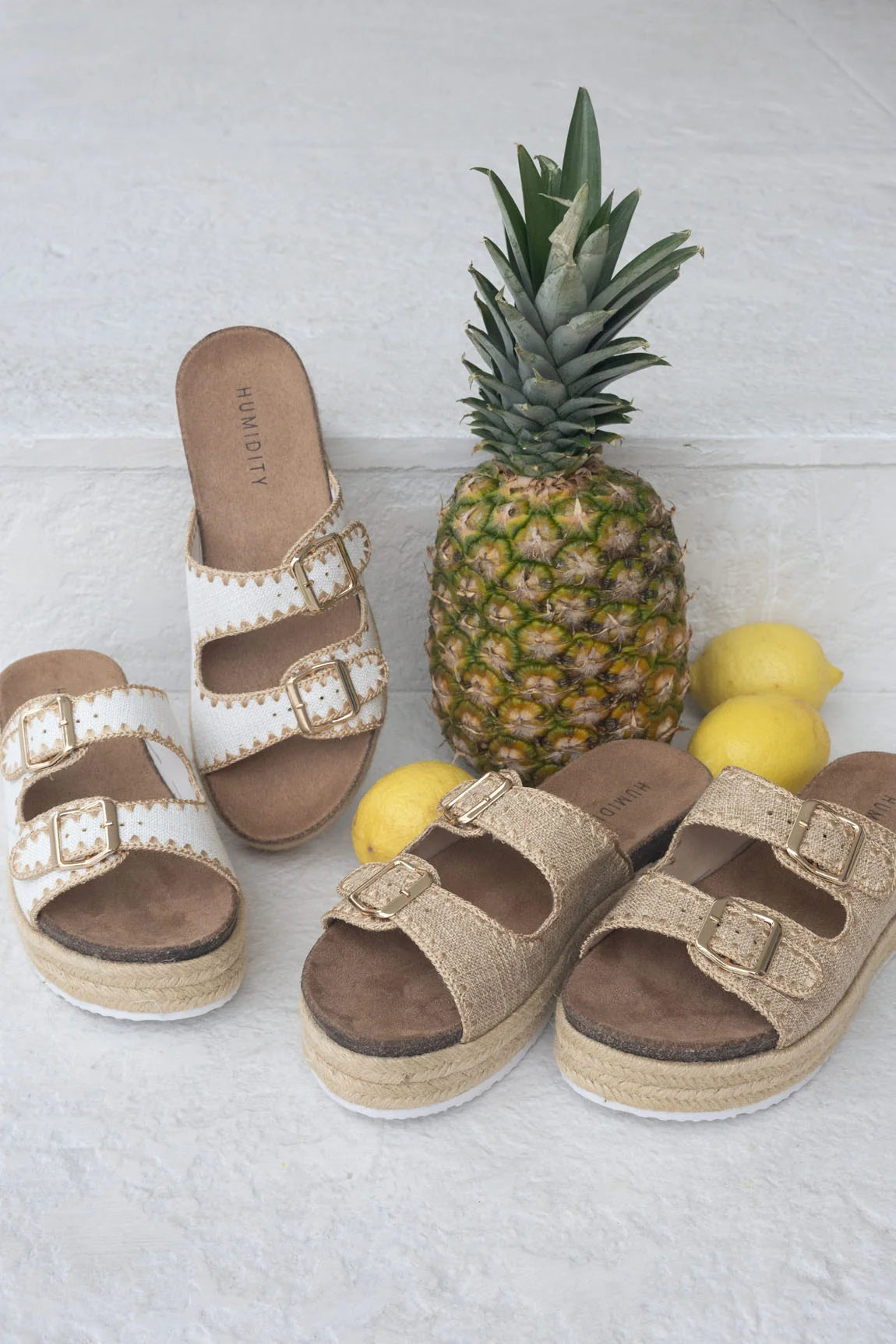 Linen Slide/ Natural