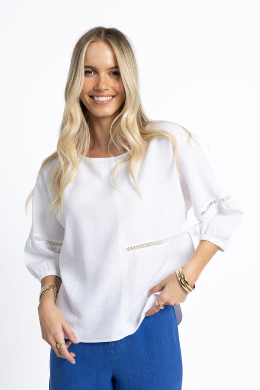 Millie Top / White