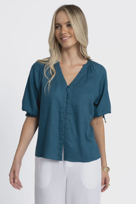 Reece Blouse / Teal
