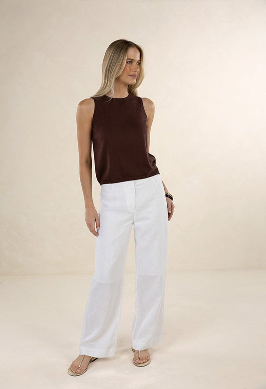 Delta Pant / White