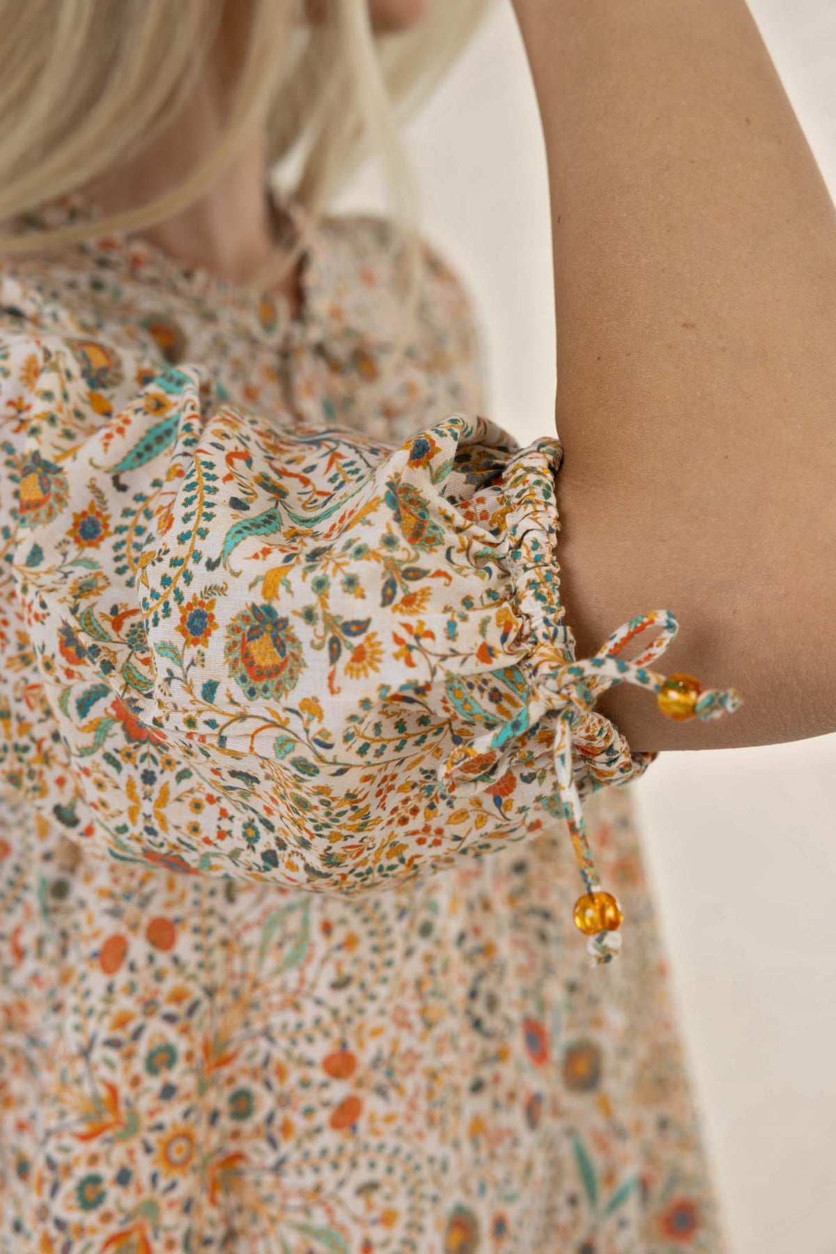 Rumi Smock Dress / Almond