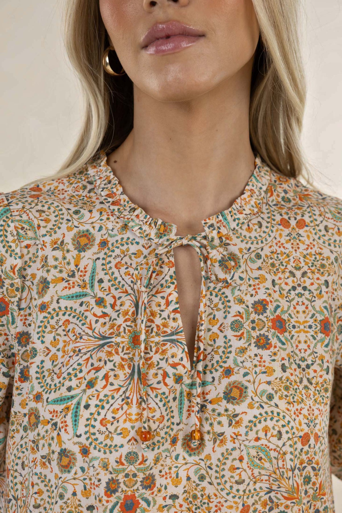Rumi Smock Dress / Almond