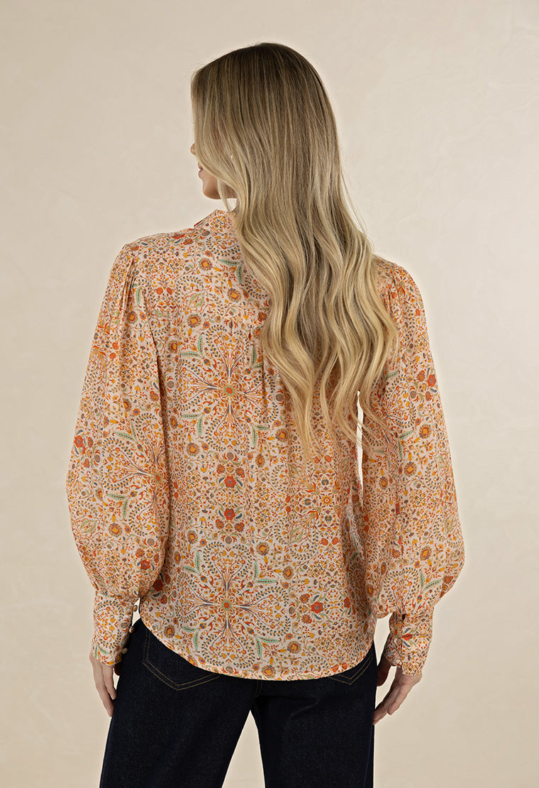 Ayla Blouse / Melon Print