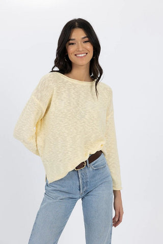 Sofia Sweater/Lemon