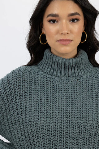 Monique Sweater /Ocean Blue