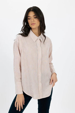 Zali Shirt/Navy Stripe