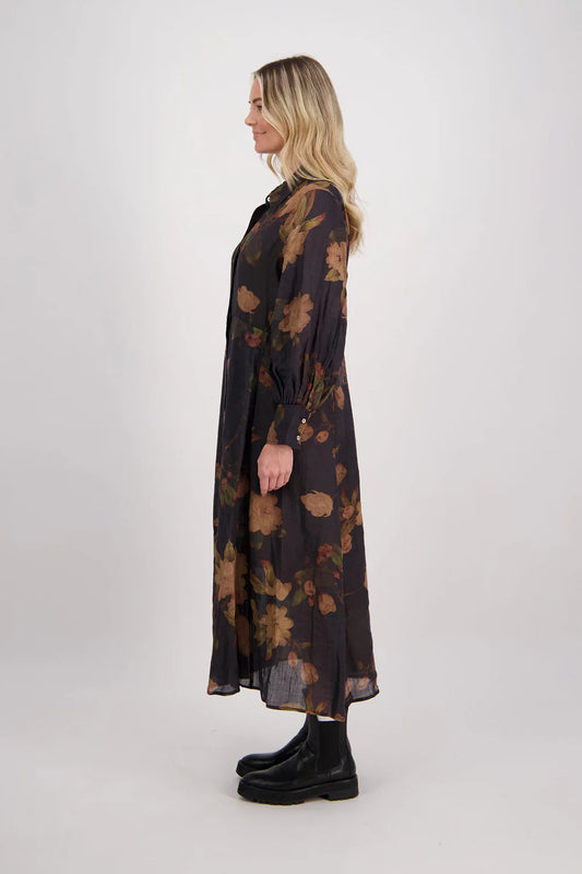Hollie Dress / Black Floral
