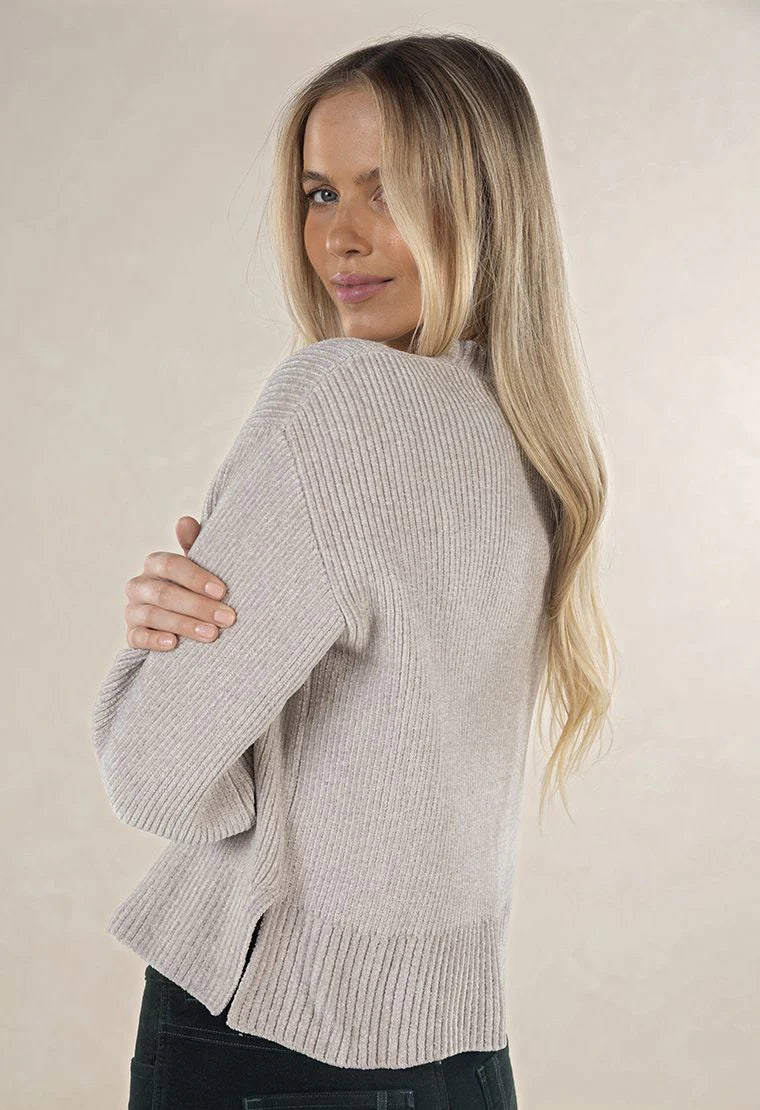 Chenille Jumper / Light Grey