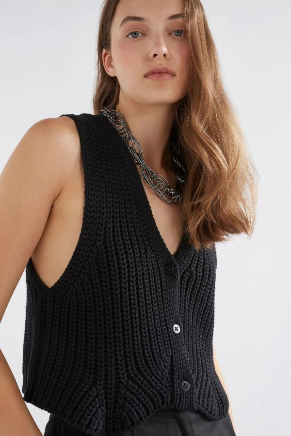 Kupa Knit Vest /Black