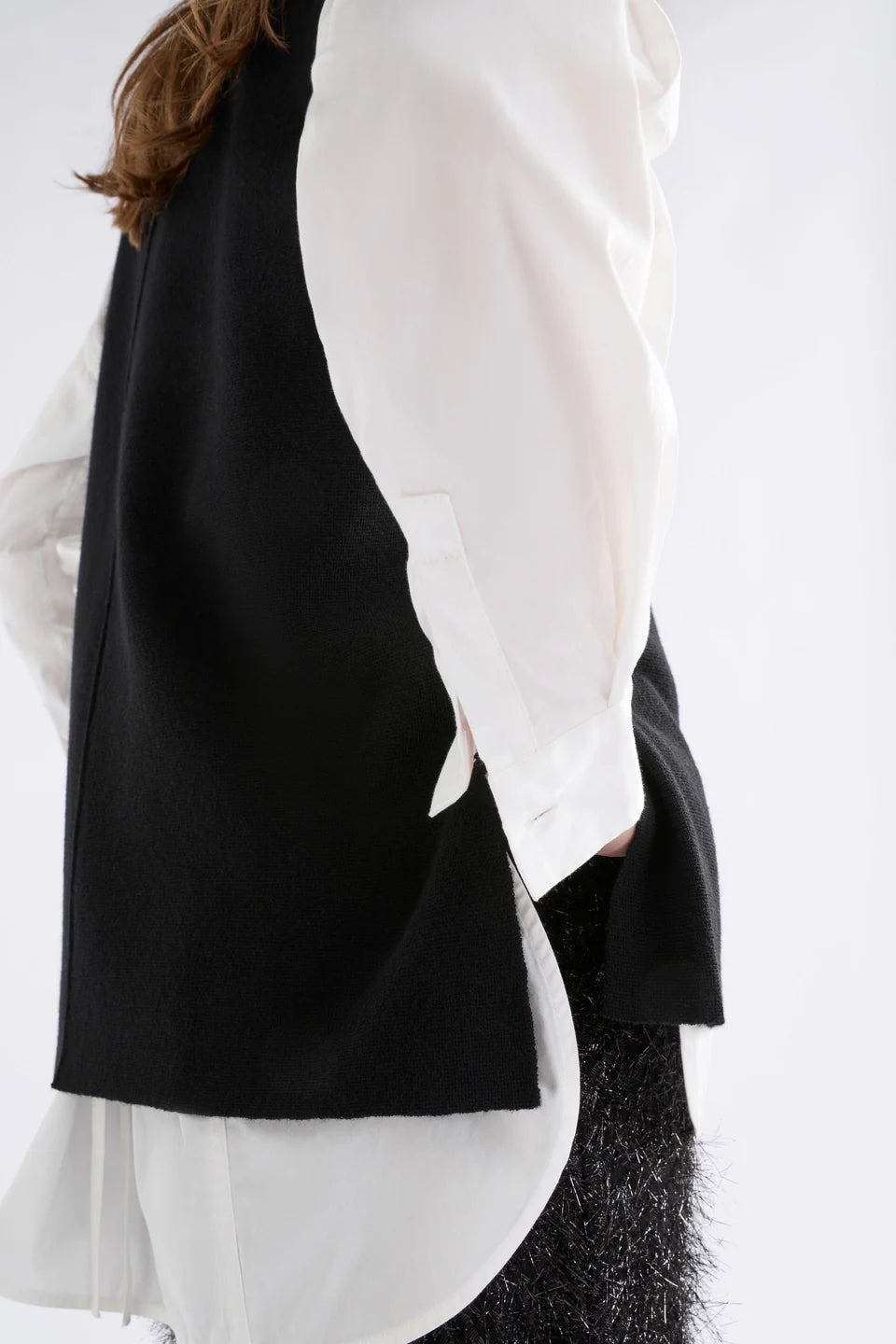 Alin Knit Vest / Black