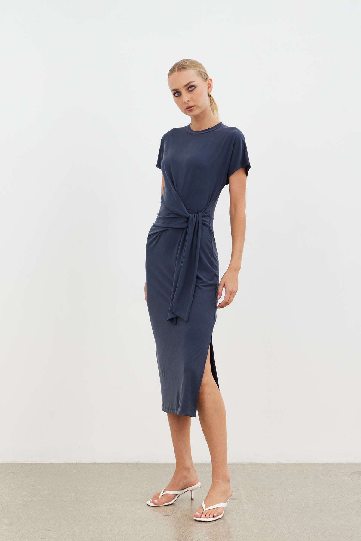 Kismet Tie Dress / Vintage Ink