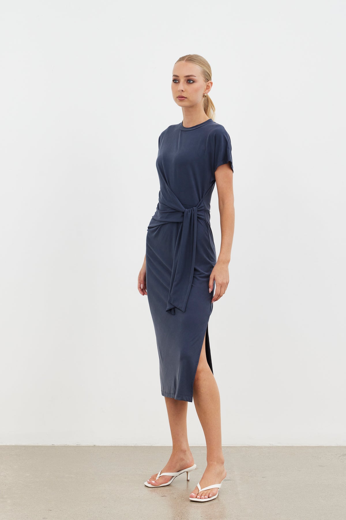 Kismet Tie Dress / Vintage Ink