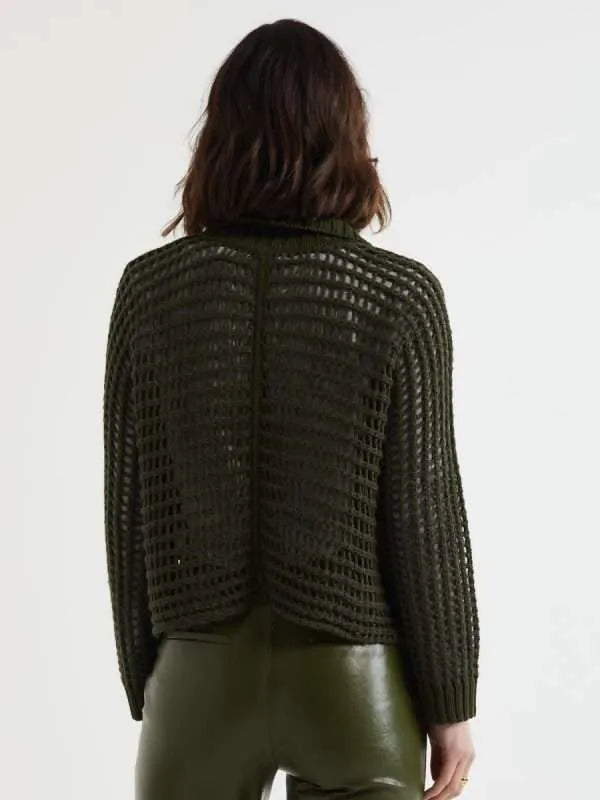 Lofty Lace Jumper / Olive