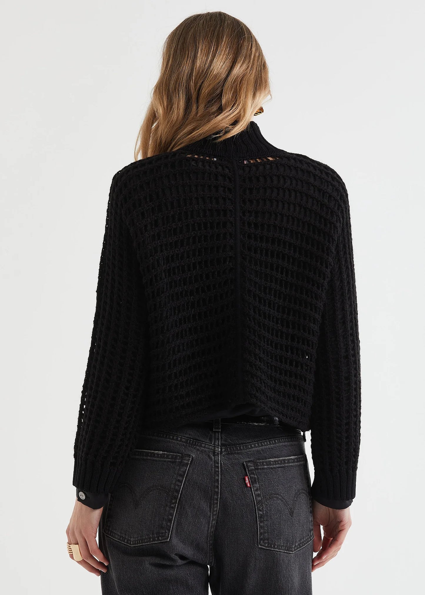 Lofty Lace Jumper / Black