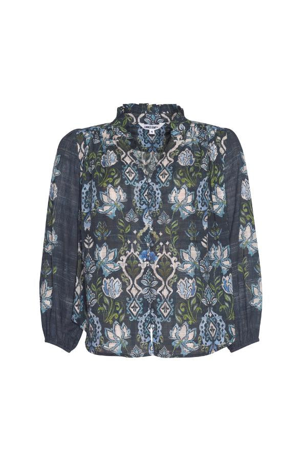 Lucca Blouse /Indigo Multi