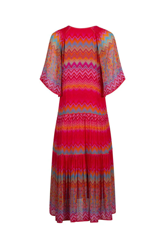 Rosita Midi Dress /Rouge Multi