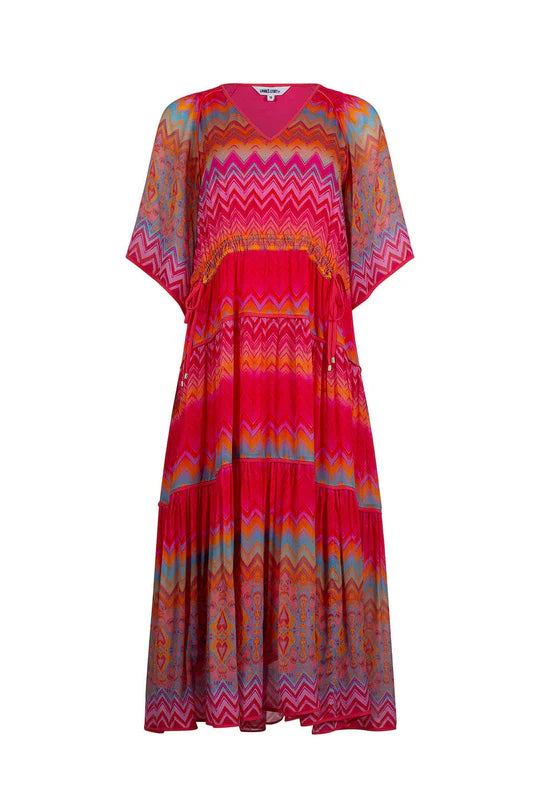 Rosita Midi Dress /Rouge Multi