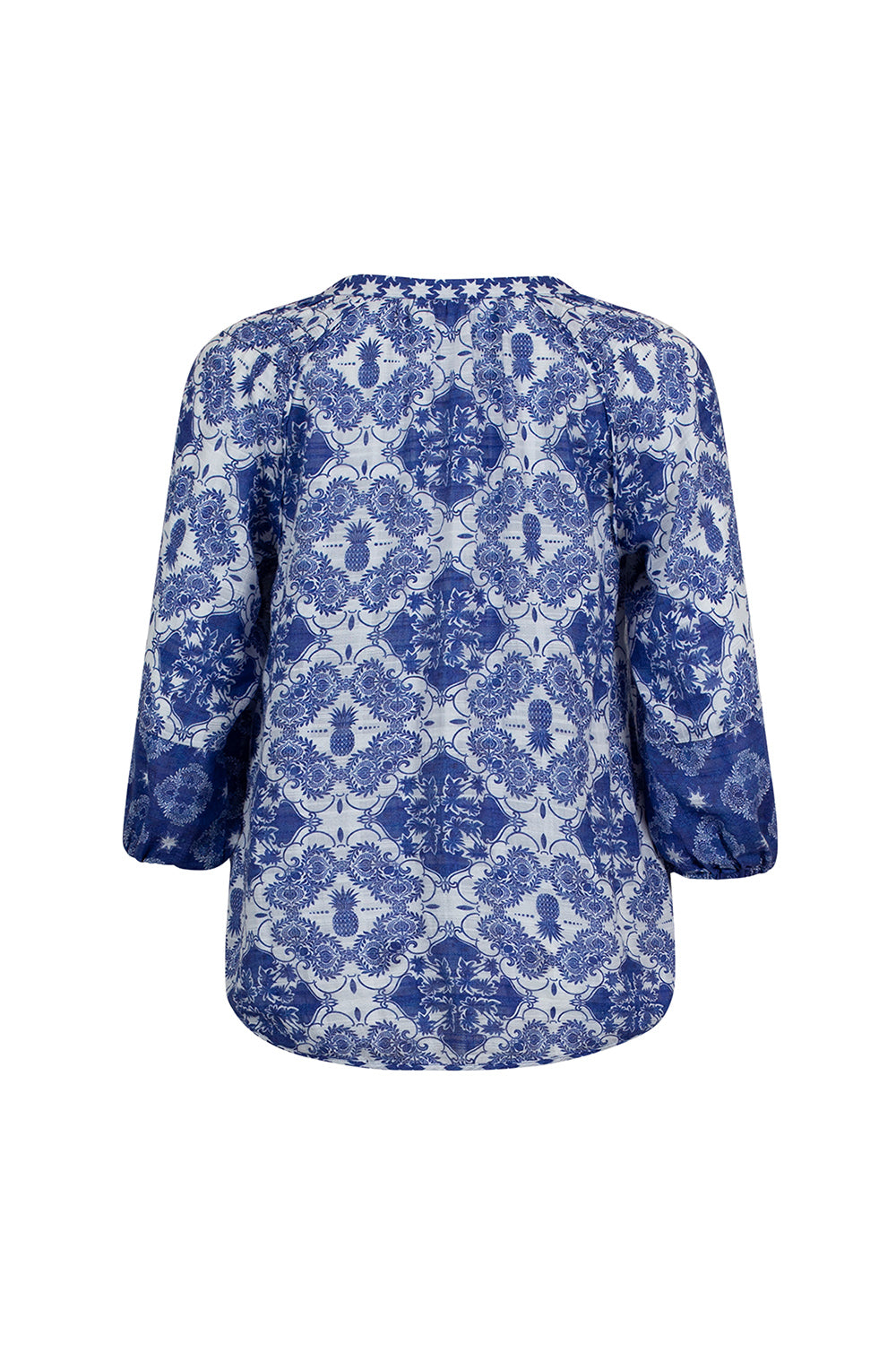 Aria Shirt /Cobalt Multi