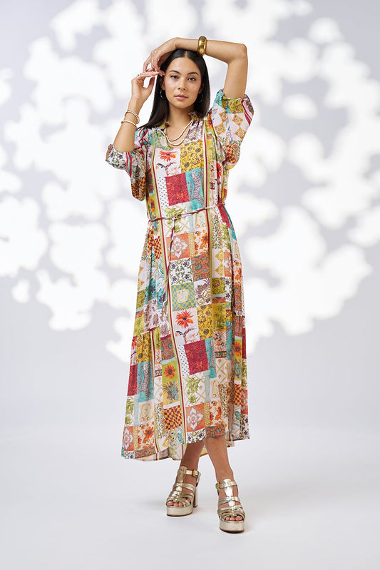 Vana Midi Dress / Multi