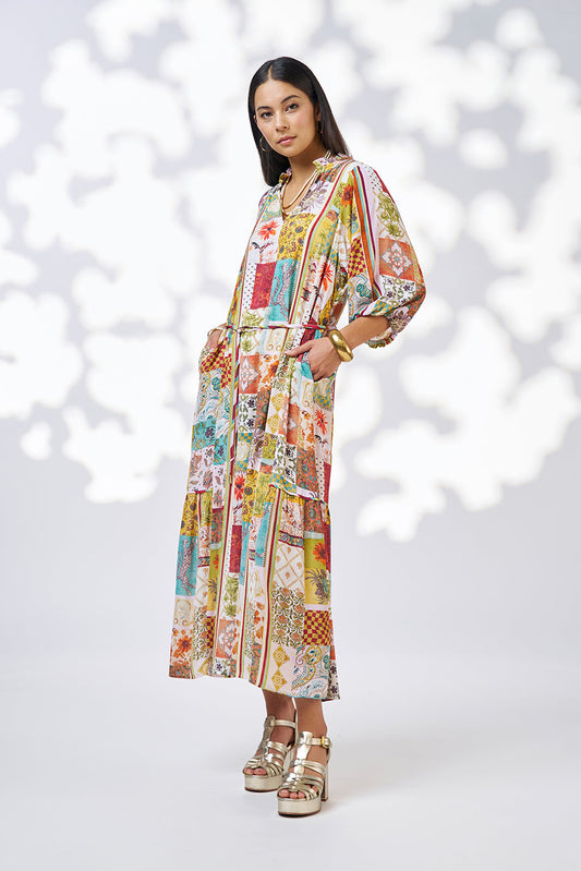 Vana Midi Dress / Multi