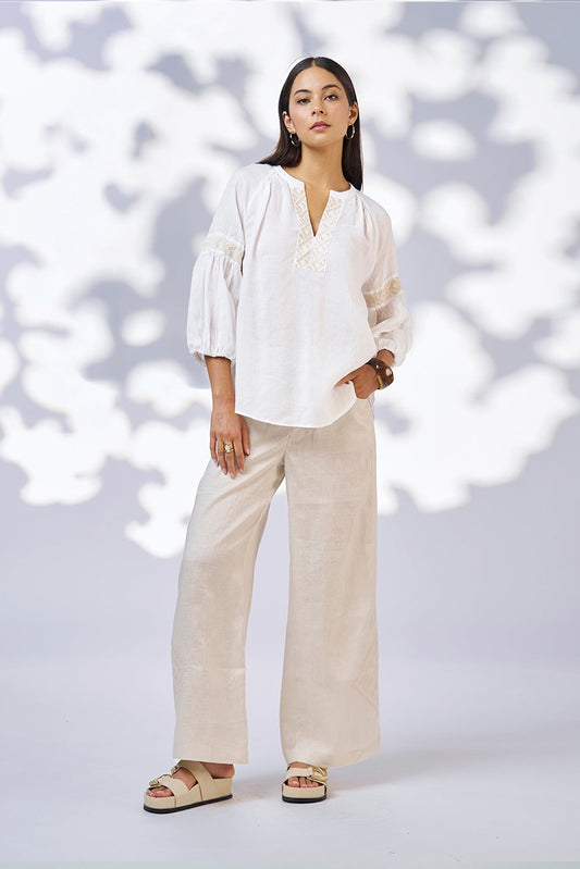 Maya Top / White
