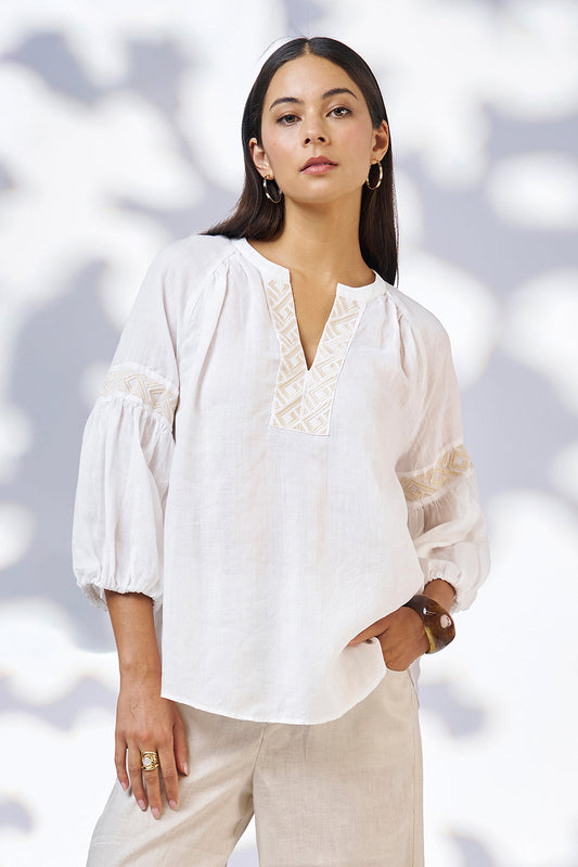 Maya Top / White