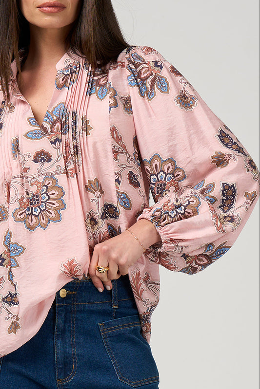 Versailles Blouse / Blush Multi