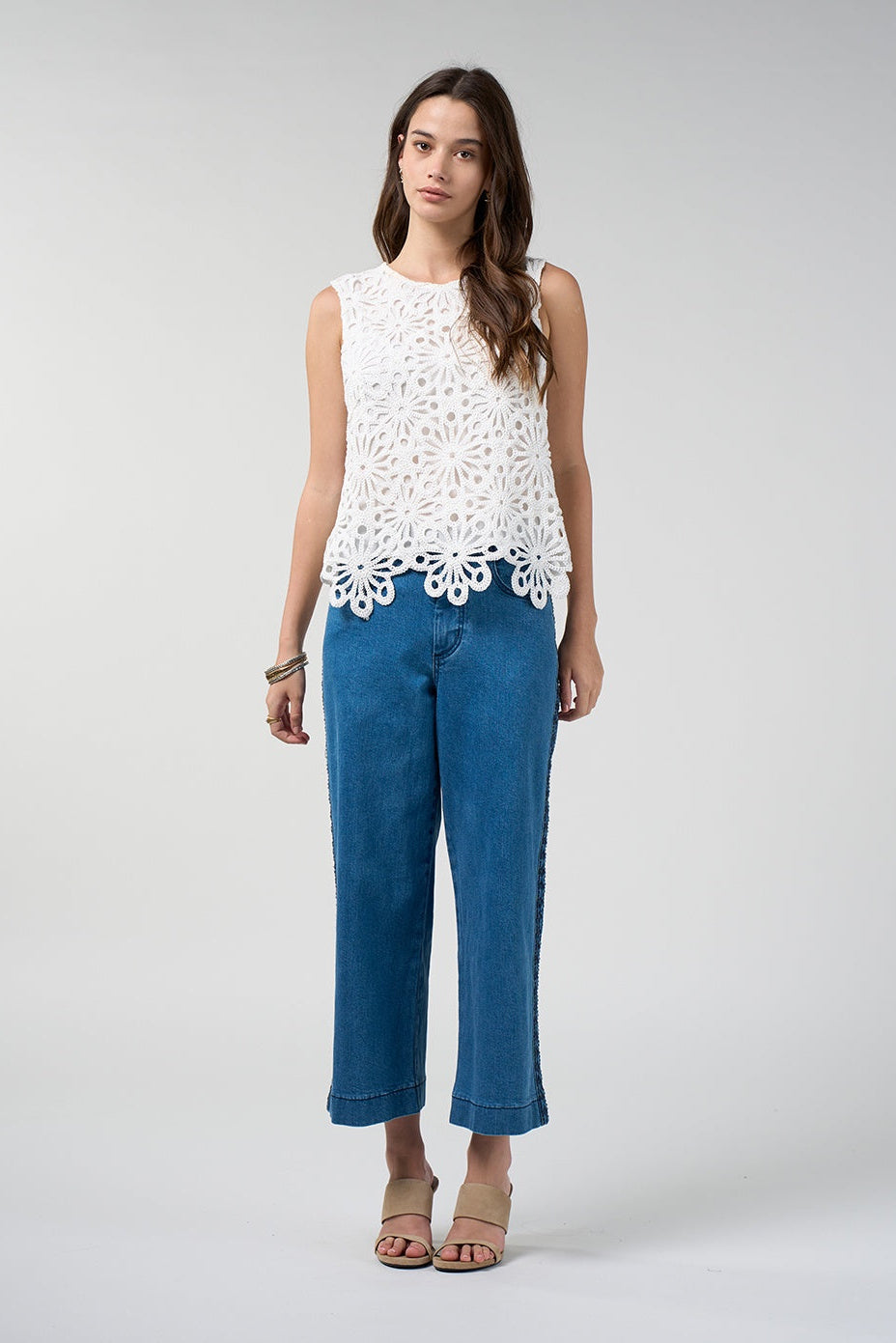 Meera Top / Silk White