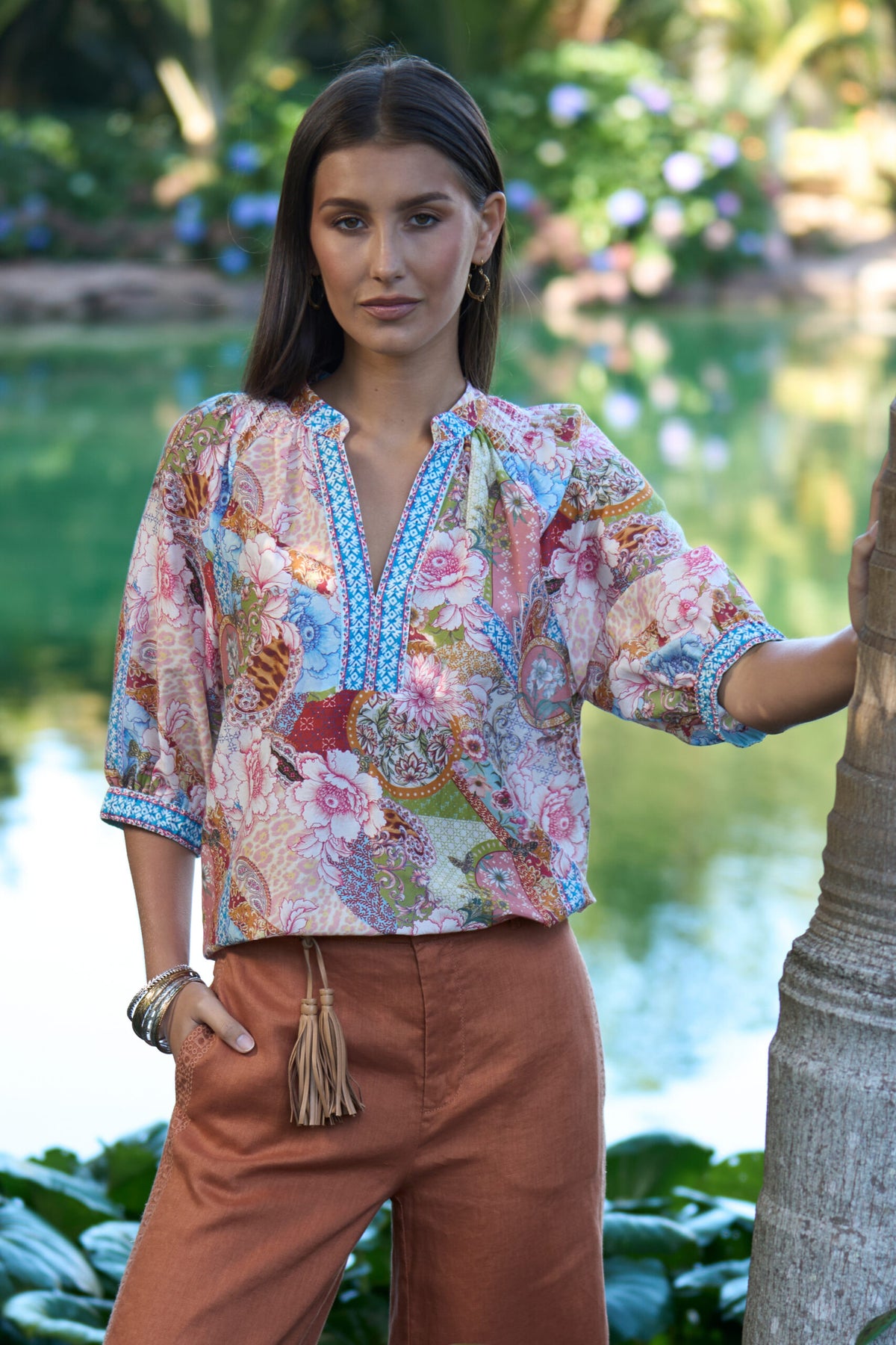 Dalia Blouse / Multi