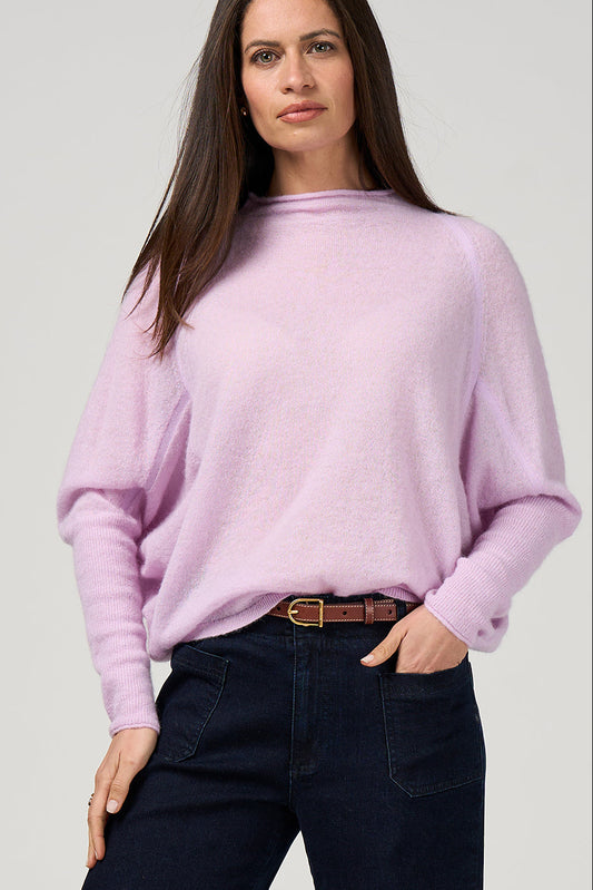 Astoria Batwing Sweater / Lilac