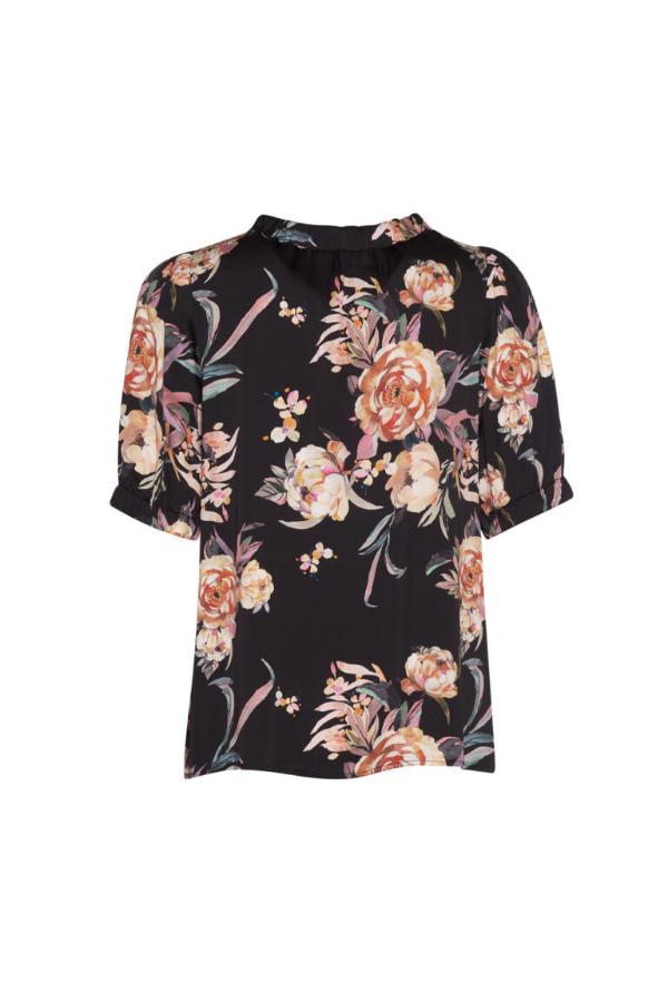 Peony Princess Sateen Top /Peony