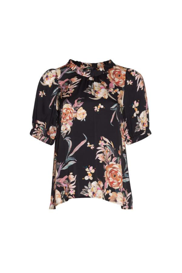 Peony Princess Sateen Top /Peony