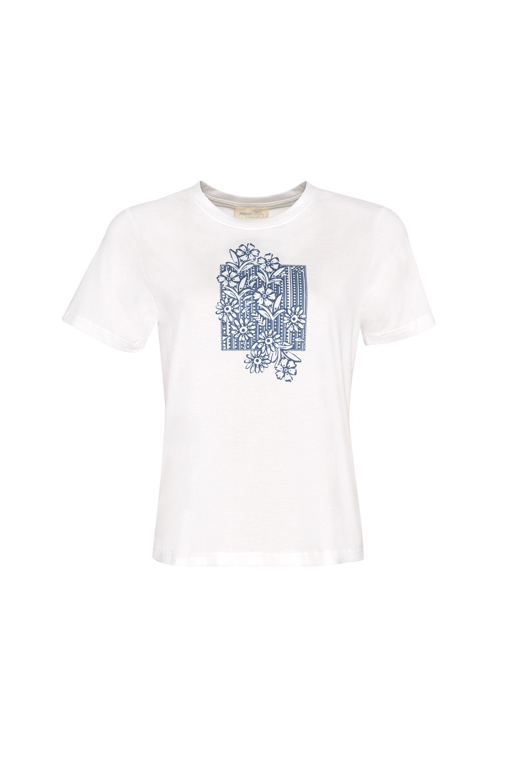 Sweet tee-summer/White patchwork