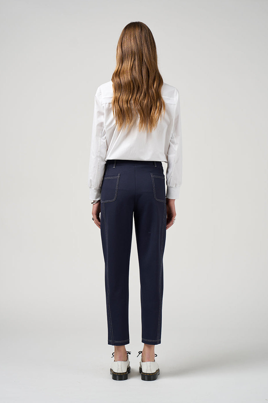 Mixed Media Shirt / White 26