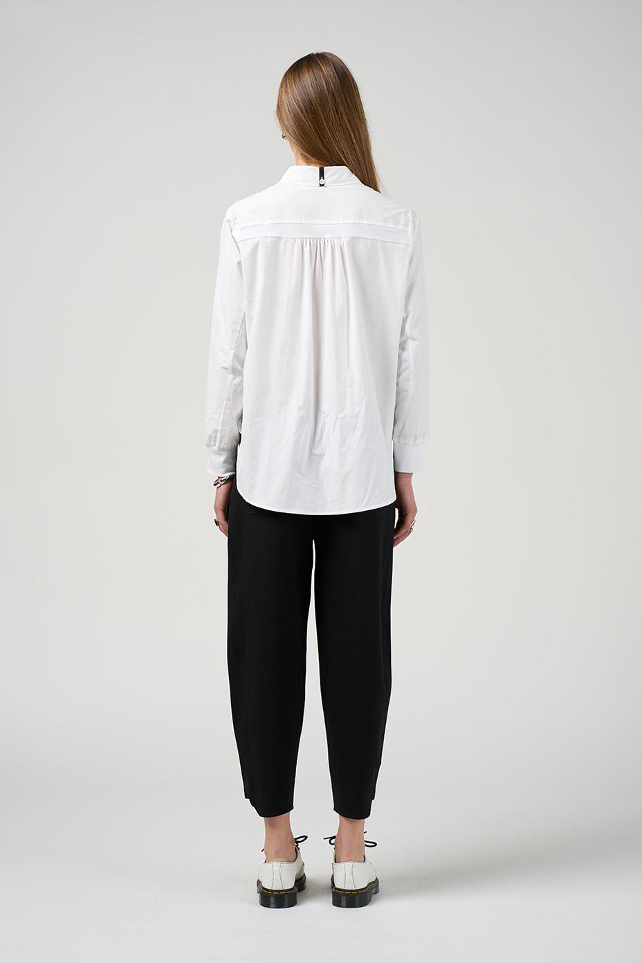 Mixed Media Shirt / White 26