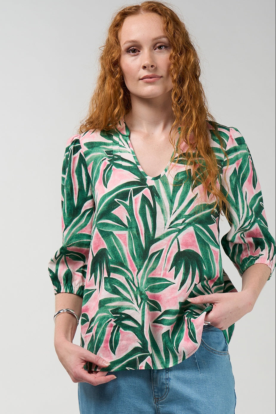 Frond Top / Emerald Multi