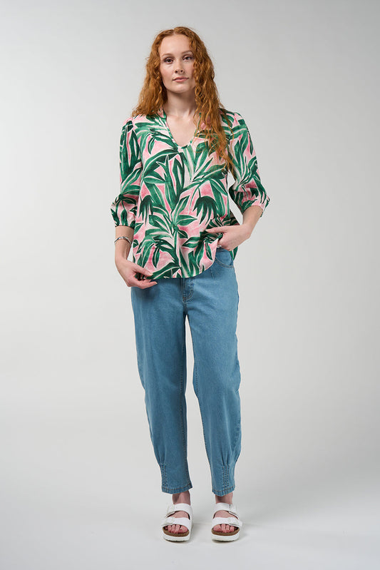 Frond Top / Emerald Multi
