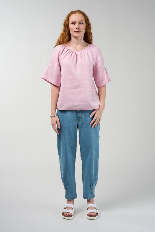 Cove Blouse / Ice Pink