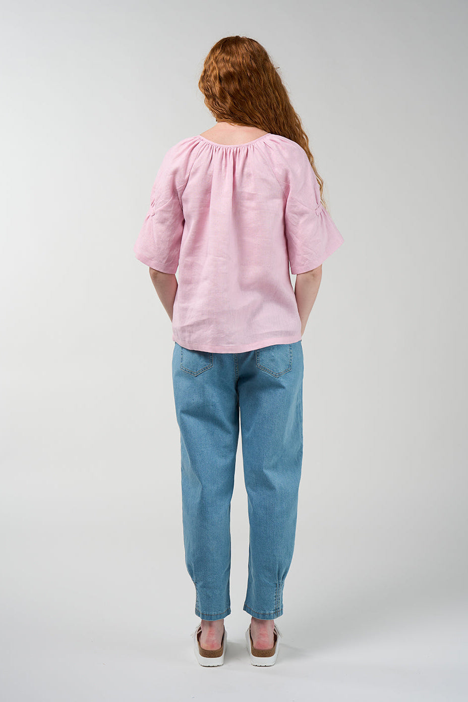 Cove Blouse / Ice Pink