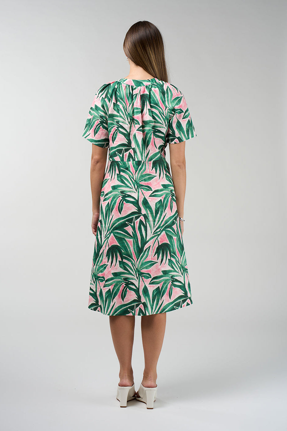 Frond Dress / Emerald Multi