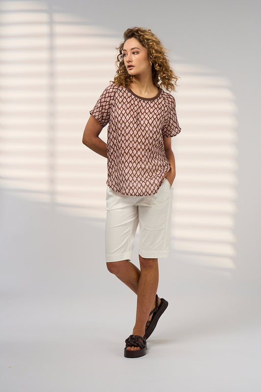Double Up Tee / Blush Multi