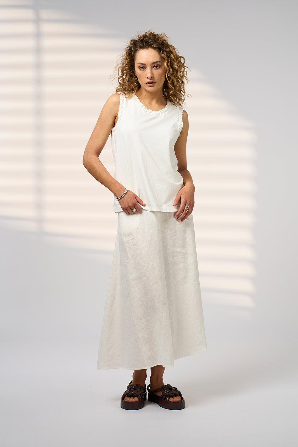 Esplanade Tank / Silk White