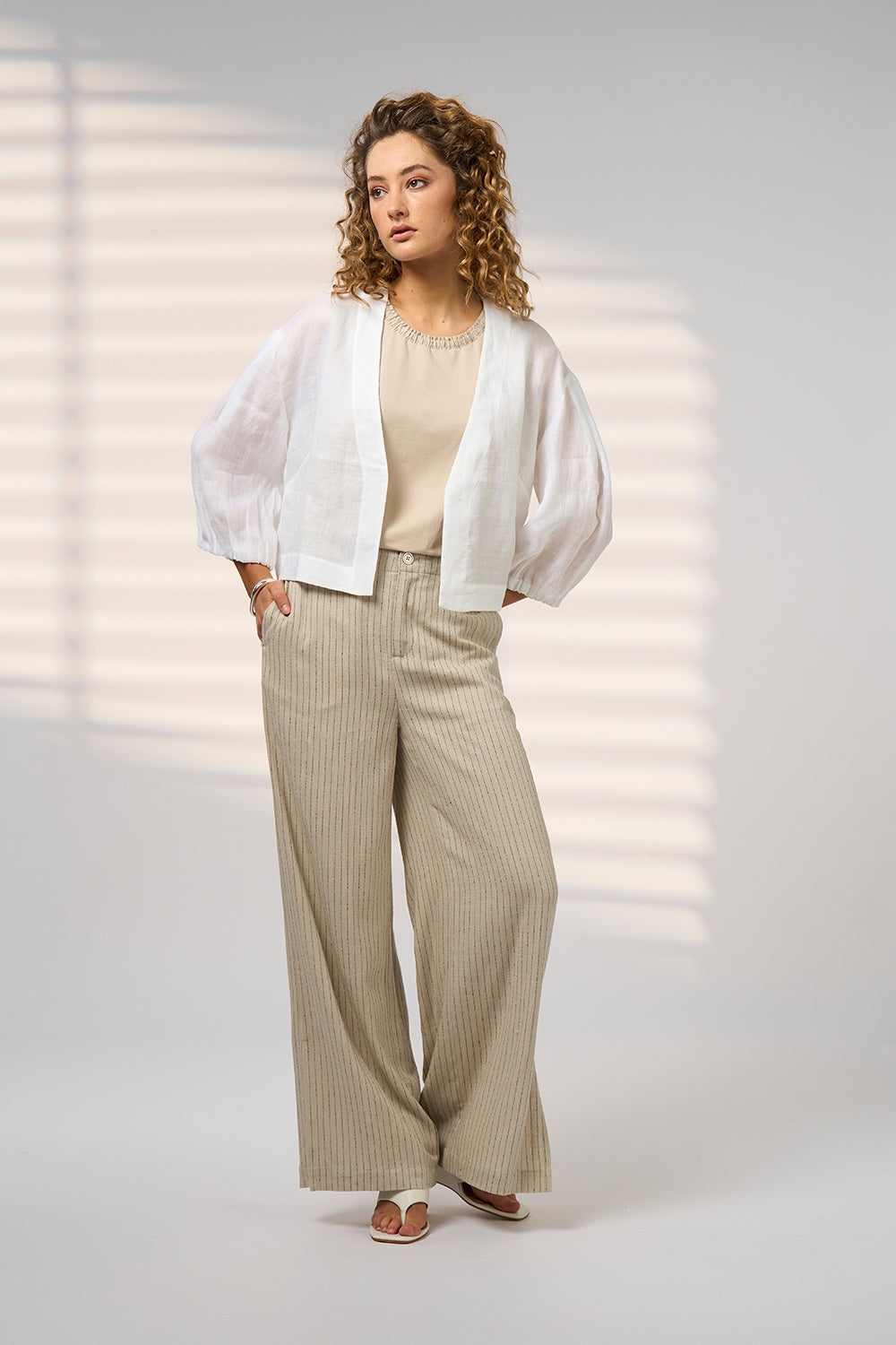 Horizon Jacket / Silk White