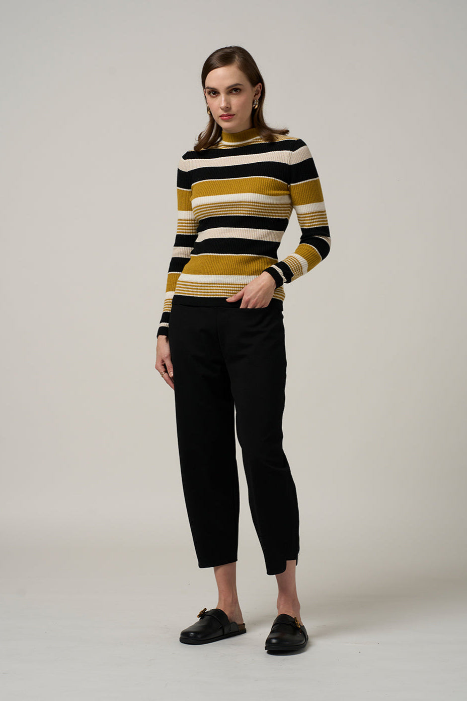 Getaway Stripe Rib / Mustart Multi – Stilo Design & Co Ltd