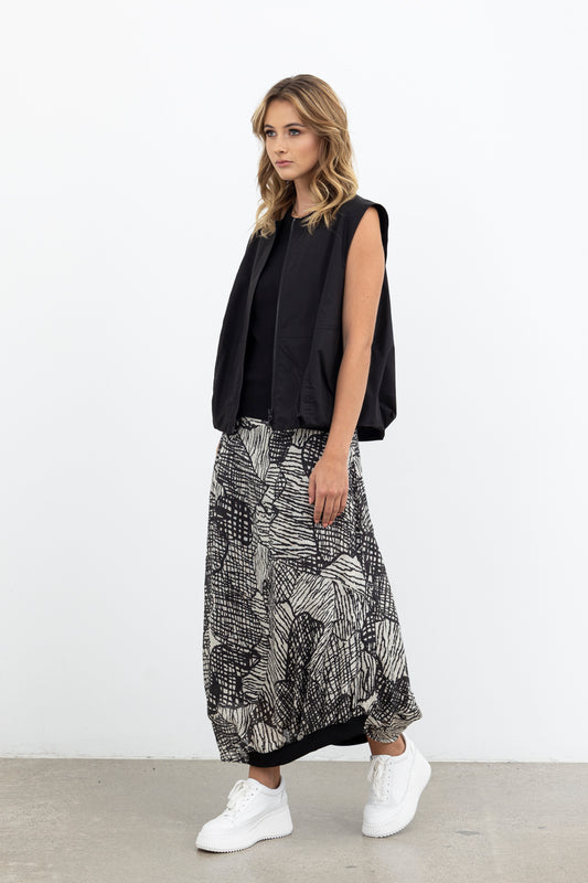 Pixelated Pattern Skirt / Print