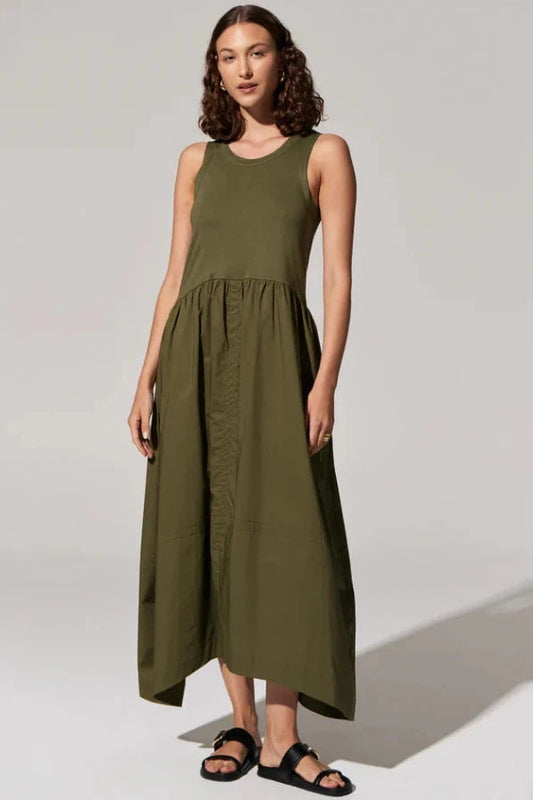 Toya tank dress/Khaki