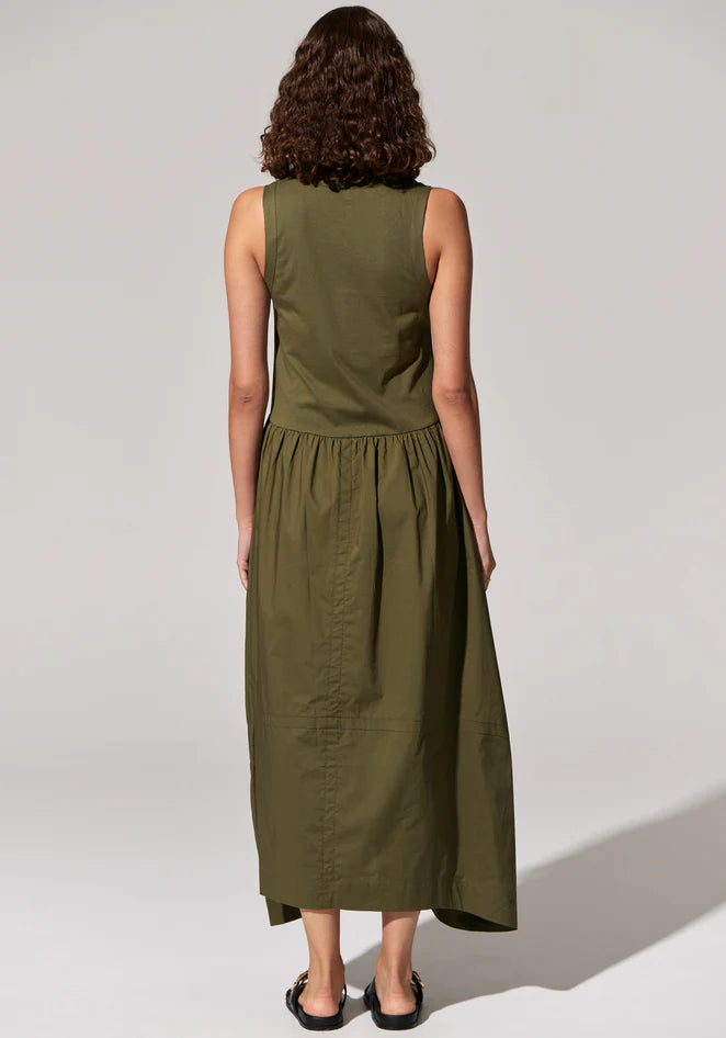 Toya tank dress/Khaki