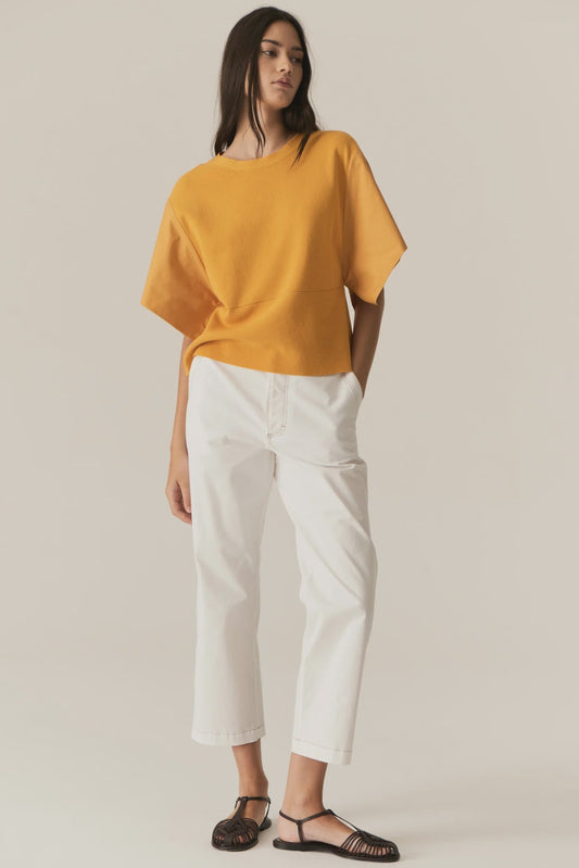 Fern Tapered Pant / White