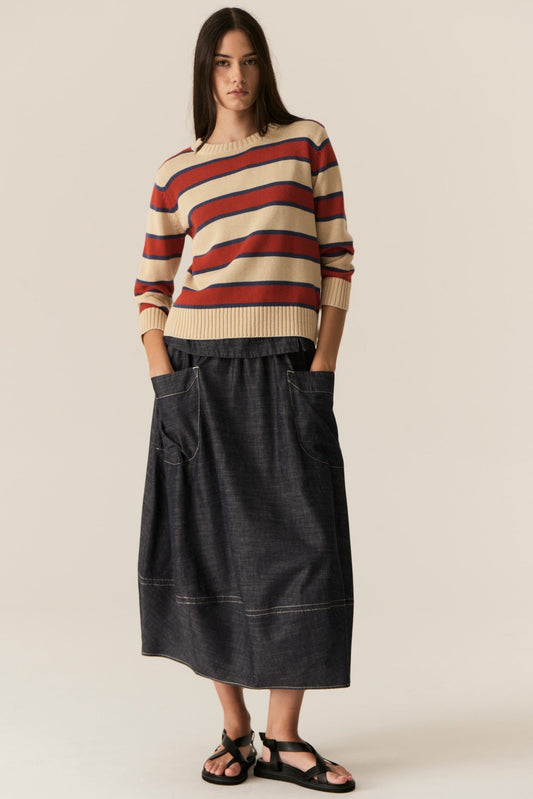 Avrid Skirt / Chambray