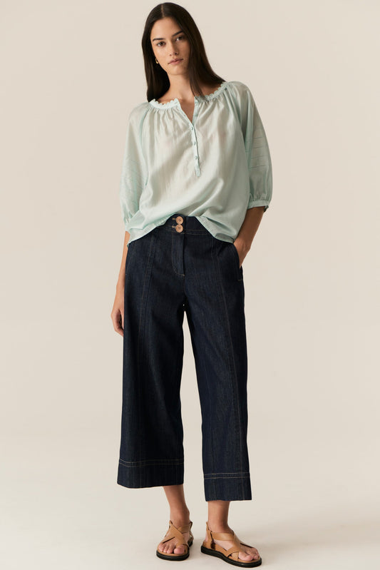 Carsen Crop Denim Pant / Dark Wash